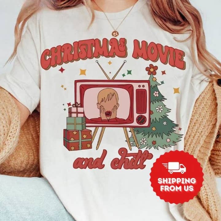 Black H0me Al0ne Christmas Movie Shirt, Kevin Mc.callister H0me Al for wholesale on Faire