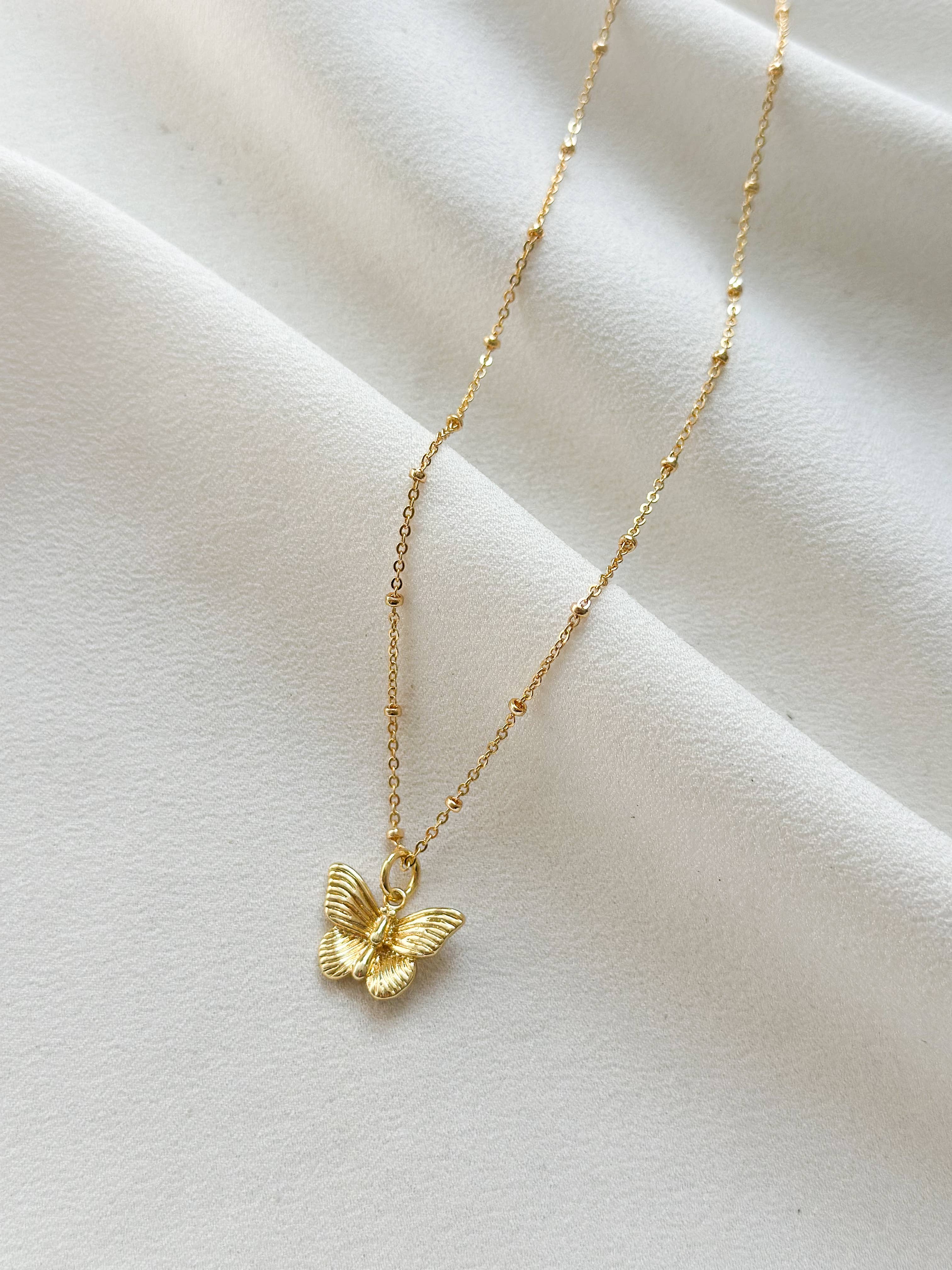 Ellis Grey Jewellery – wholesale Pendant/charm necklace – The Wildlife Collection - Butterfly Pendant Necklace0