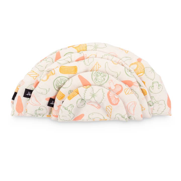 Helio Ferretti - Wholesale Food Storage Wrap/Bag - PACK 4 DISH COVER FOOD PRINTING HF1