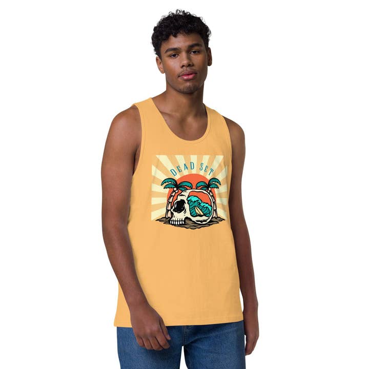 Dead Set Cotton Tank for wholesale by Local Summer Collective Surf Shop