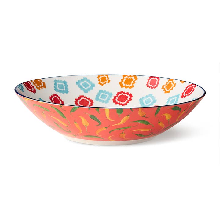 Certified International - Wholesale Bowl - Caliente Soup/Pasta Bowl 50 oz 6 asst5