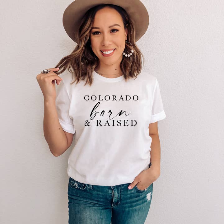 Custom City Born & Raised T-Shirt for wholesale by Send Me a Dream