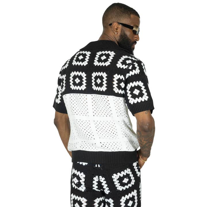 SCHWARZ F342 Nuevo Riche Hemd - Schwarz für den Großhandel auf Faire2