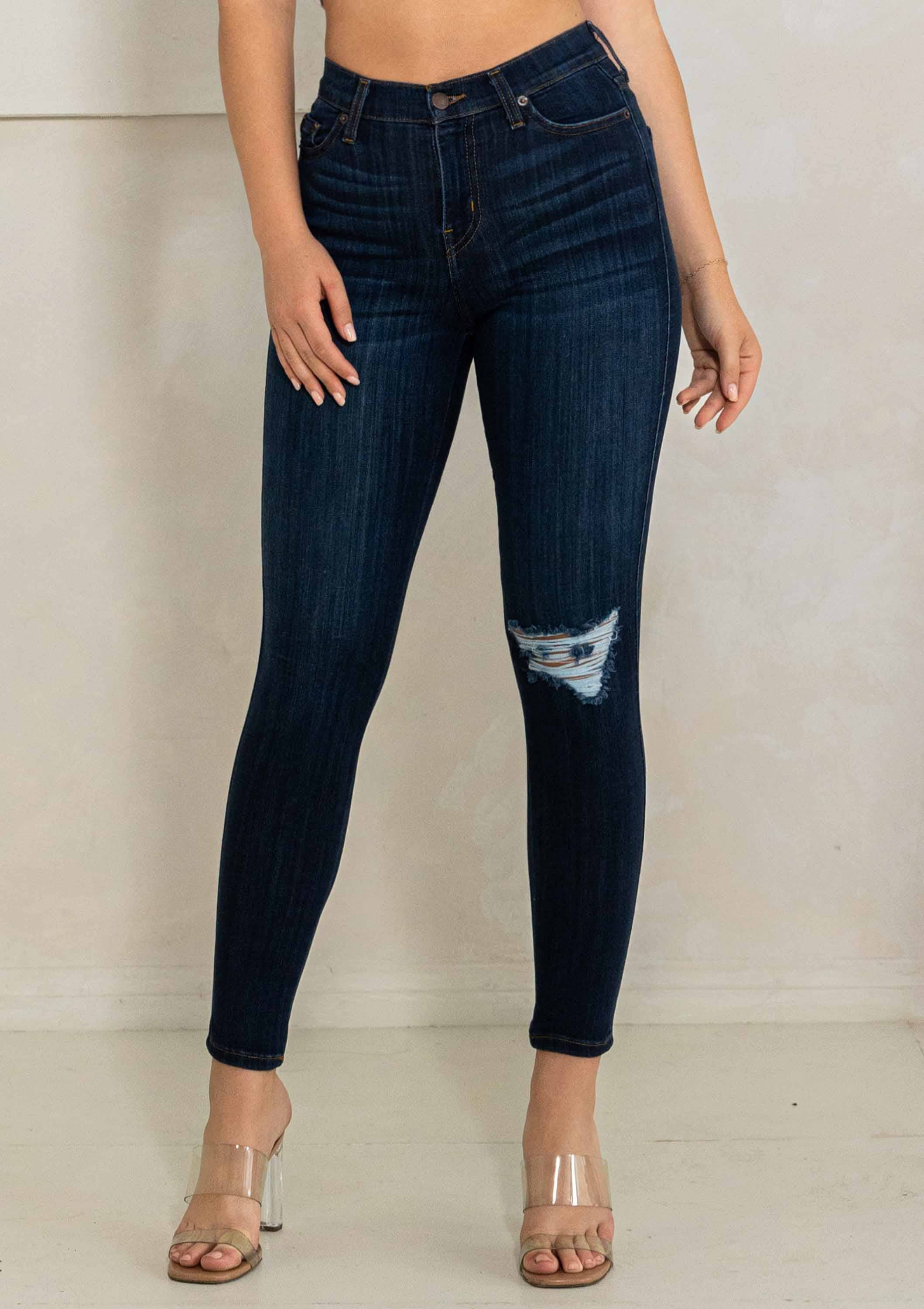 Pietra scura Jeans skinny riscaldati in vendita all'ingrosso su Faire3