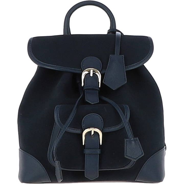Ashwood Leather – wholesale Backpack – Unisex – Ashwood Suede and Leather Backpack Navy: S-16