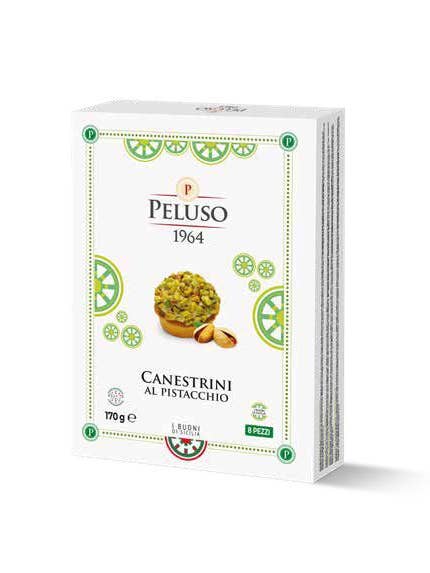 PISTACHIO CANESTRINI - STUFFED BISCUIT for wholesale by DOLCI PELUSO SRL