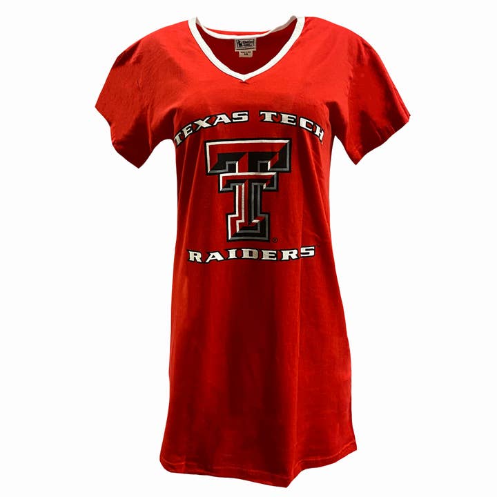 Texas Tech Red Raiders Nightshirt in a Bag for wholesale by Emerson Street Clothing Co Collegiate Shop