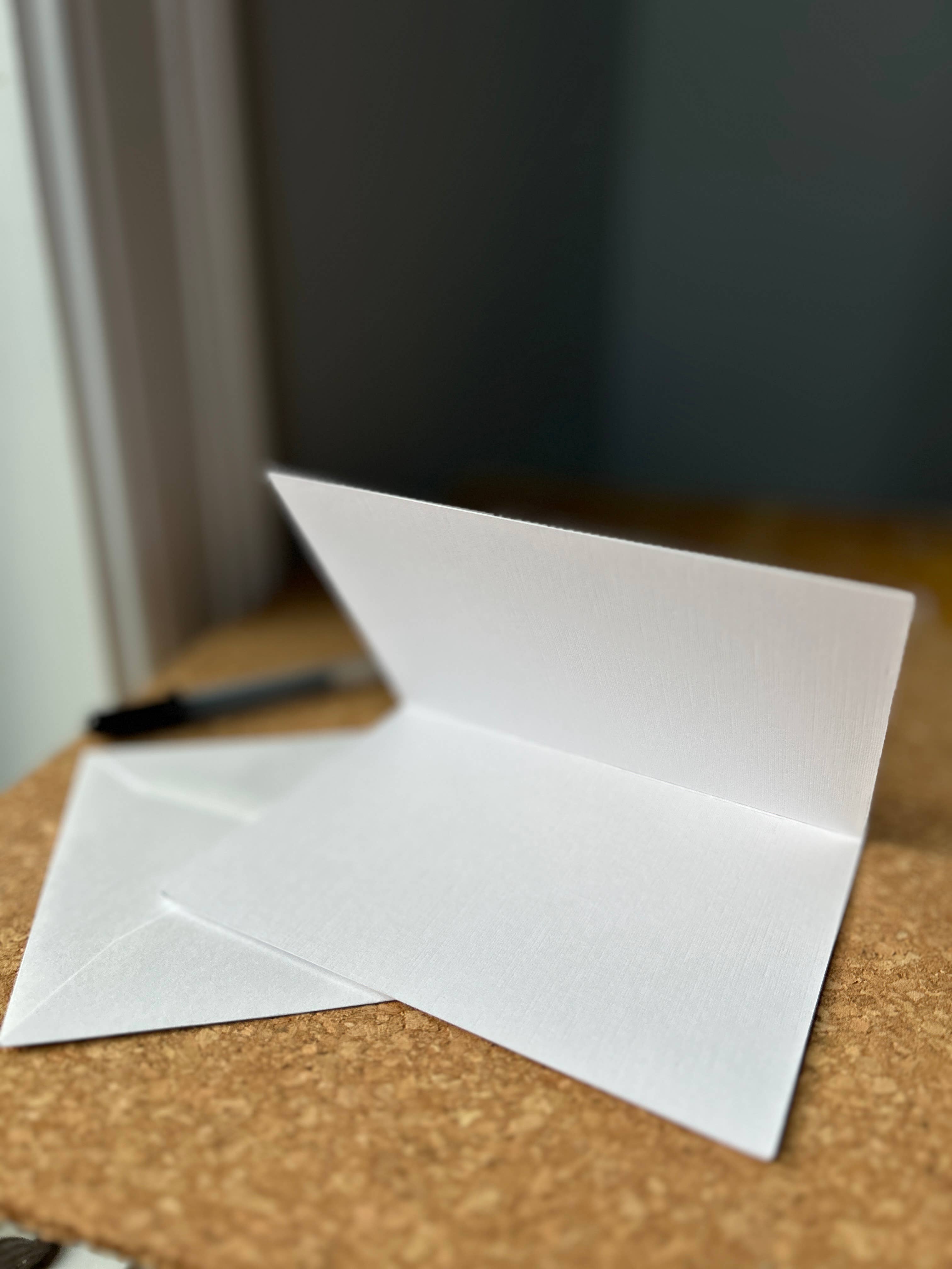 Ally Bartoszewicz Art - Wholesale Everyday Greeting Card - "DC in Blossom" folded greeting card , feat. cherry blossoms3