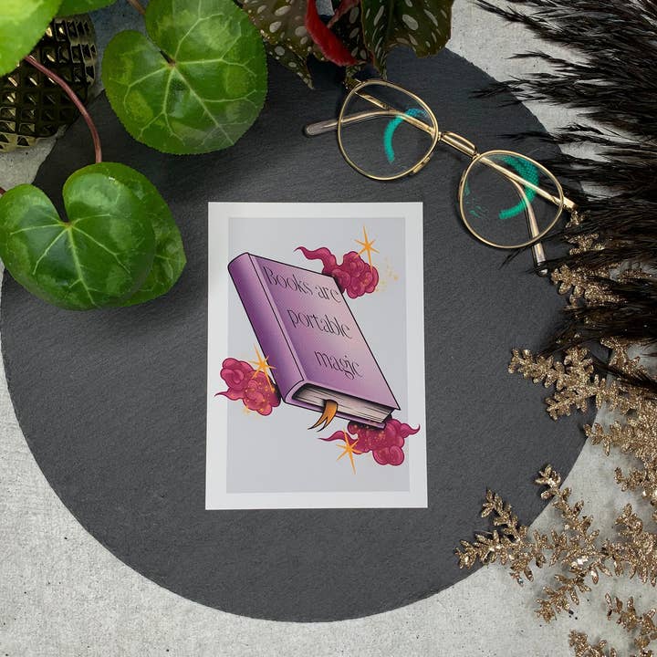 Portable Magic - Postcard for wholesale by Solid Gold / Naja-Marie Baumann