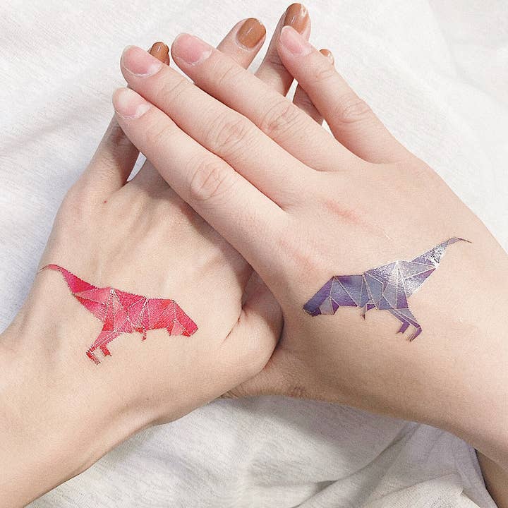 PAPERSELF – wholesale Temporary tattoo – Geo Dino Temporary Tattoos Stickers4