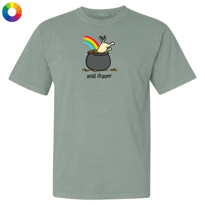 Chercheur d'or - T-shirt classique pour la vente par Teddy the Dog