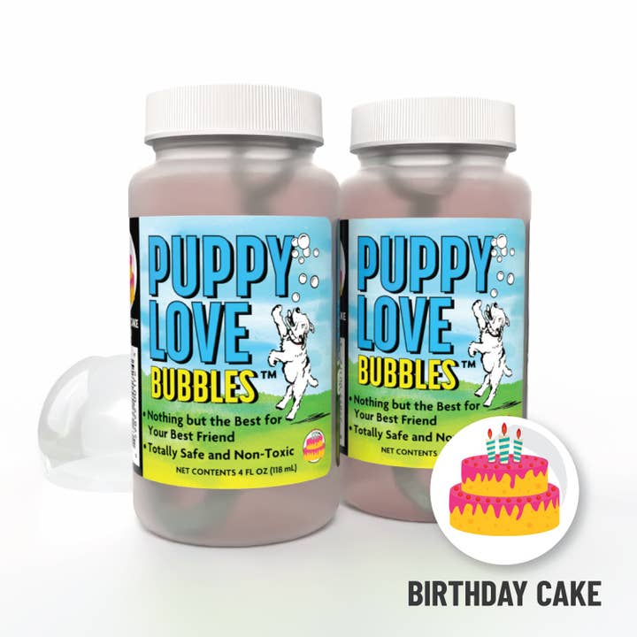 Puppy Love - Birthday Cake - 2 Pack for wholesale by Atomic Bubbles