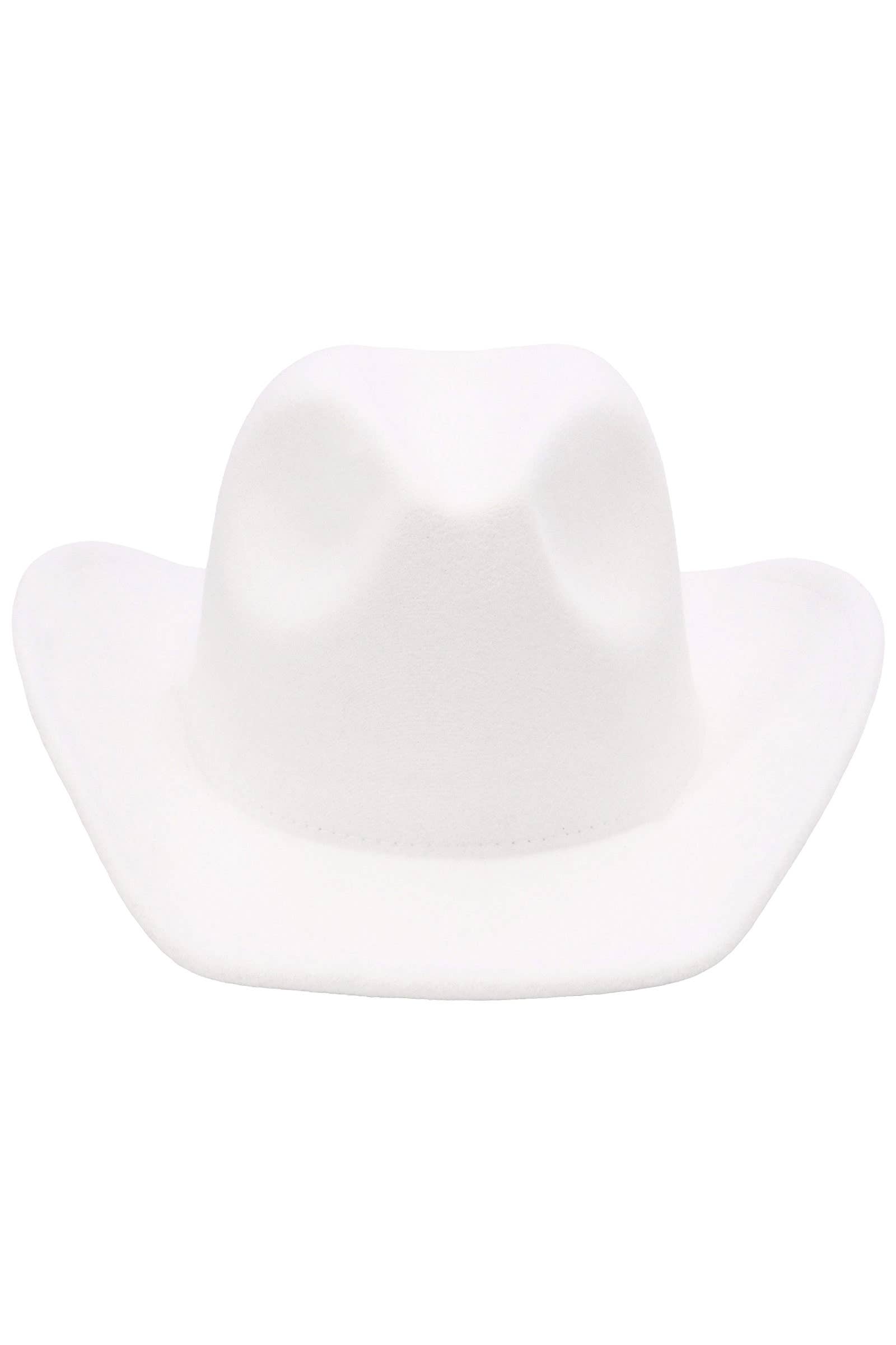 Cap Zone – wholesale Cowboyhatt - Unisex – Solid Plain Taco Brim Filthatt Cowboyhatt6
