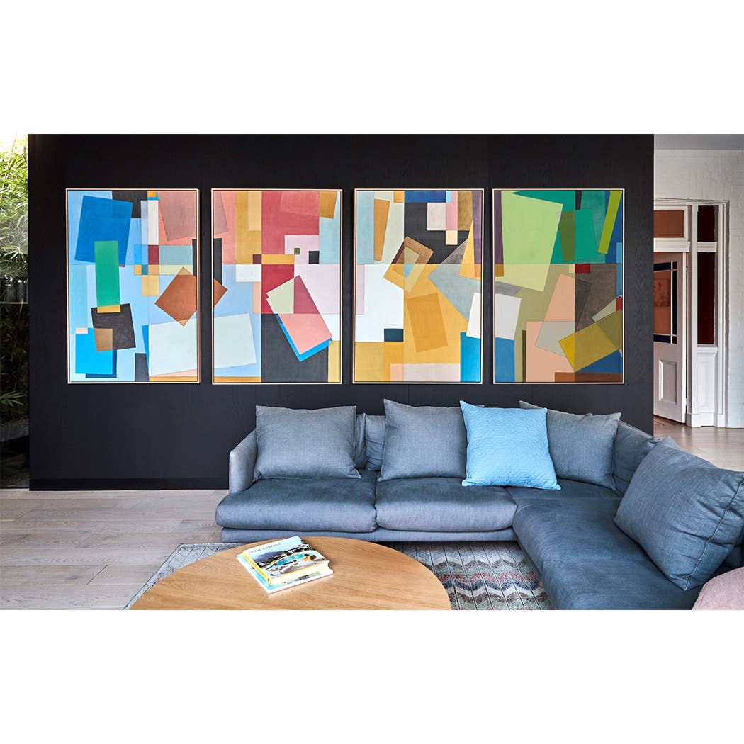 STUDIO ELWOOD - Vente Affiche d'art - « Colour Play Blue » de Tory Burke 
-Impression artistique sur toile4