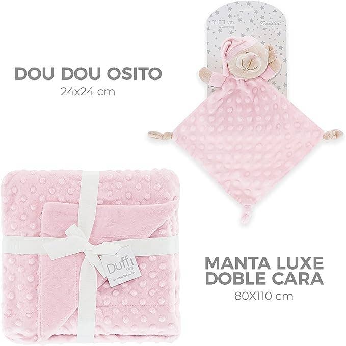 Cotton Socks - Vente Couverture de lit – enfant et bébé - DOU DOU OURSON + COUVERTURE LUXE DOUBLE FACE 80X110 CM