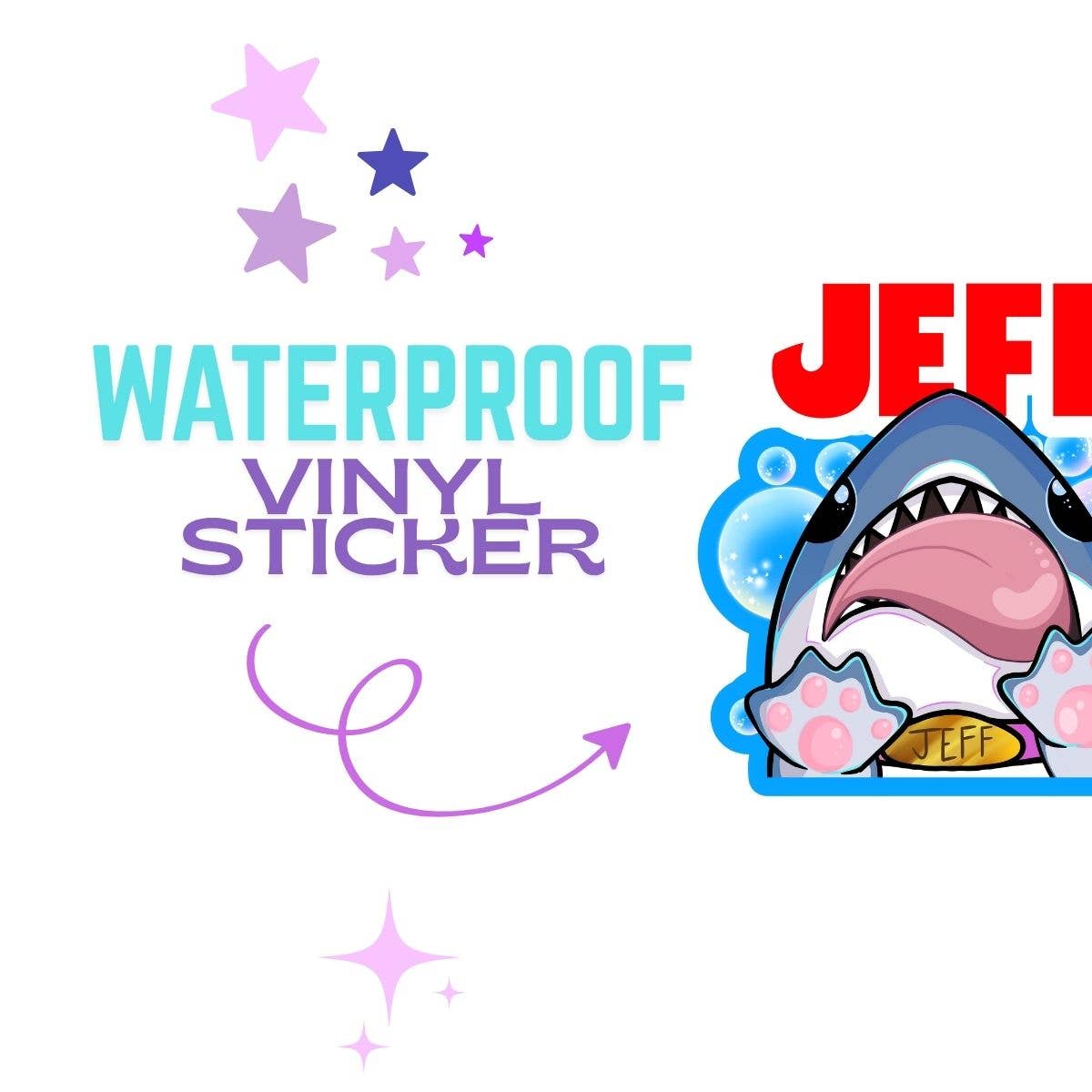 Naytendo - Wholesale Sticker - Jeff The Land Shark Vinyl Sticker | Marvel Rivals2