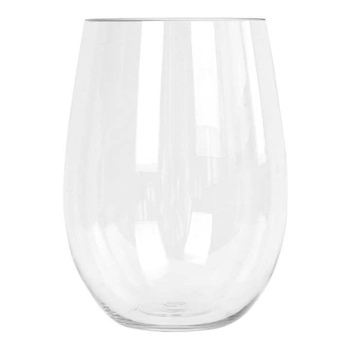 480ml Reusable Plastic Stemless Wine Glass - By Argon Tableware for wholesale by Rinkit Ltd