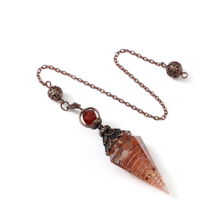 Gemcohub - Wholesale Spiritual Stone/Crystal - Hexagonal Pyramid Crystal Stone Pendulum11