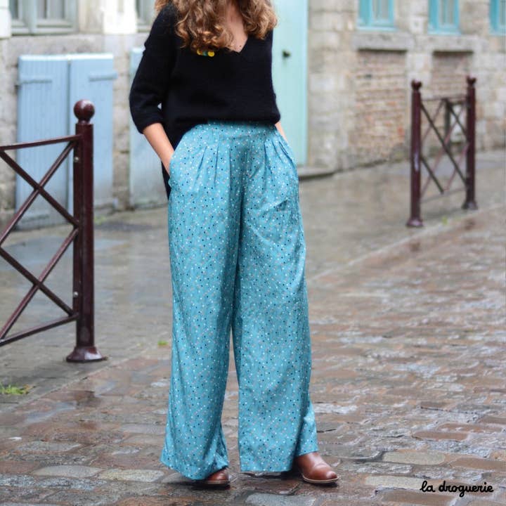 LA DROGUERIE - Wholesale Craft Sewing Kit - "Rue de Vaugirard" culotte skirt sewing pattern3