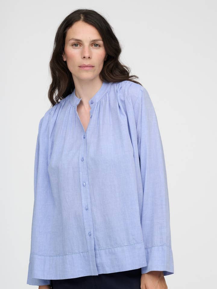 july shirt chambray for wholesale by moshi moshi mind