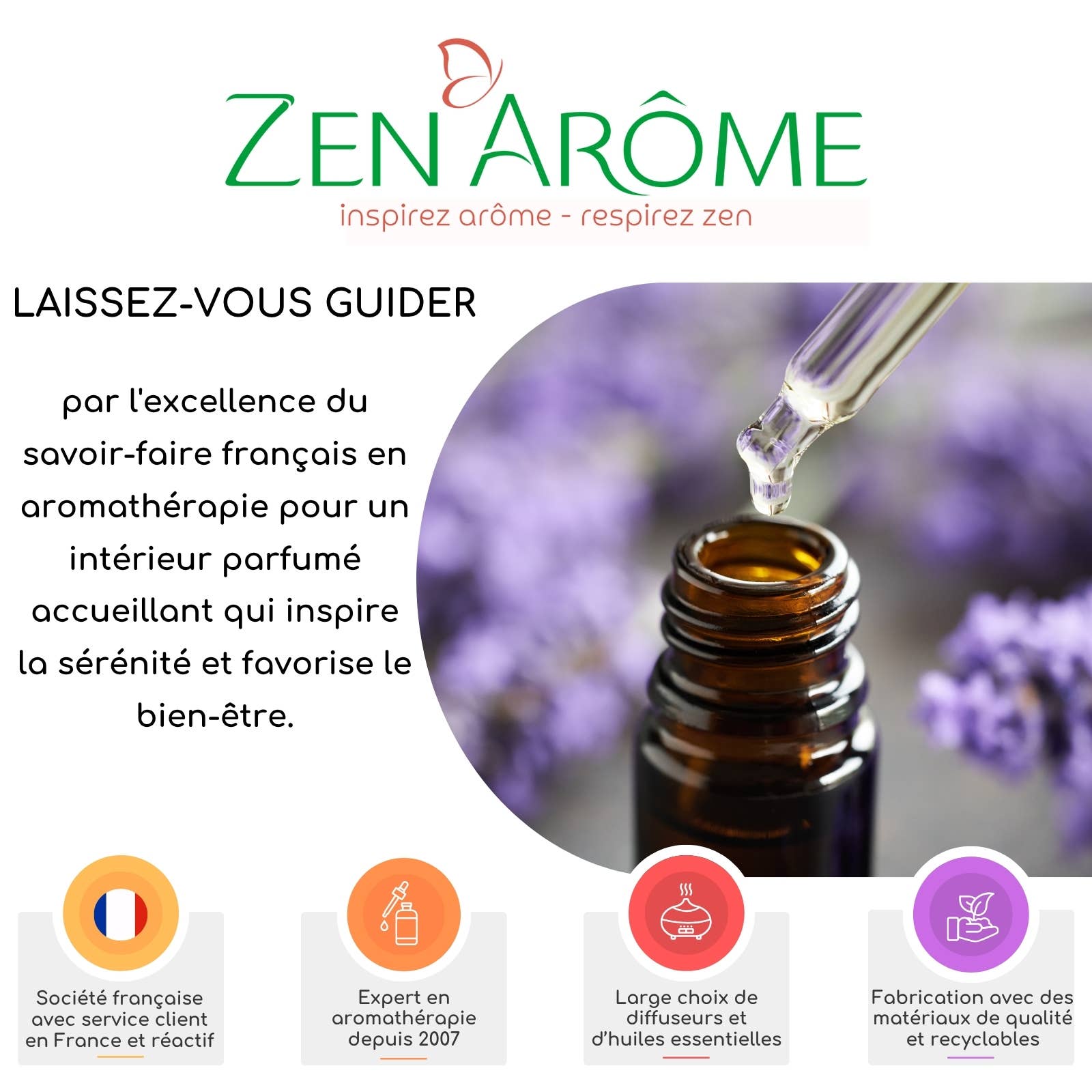 Zen'Arôme - Wholesale Essential Oil - 6 Essential Oils + 1 Free Storage Kit4
