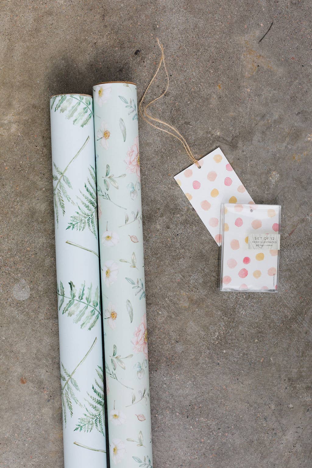 Lana's Shop - Wholesale Flat Wrap - Vintage Ferns Gift Wrap Roll3