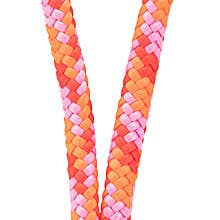 17;30 - Wholesale Keychain - Unisex - Skipper lanyard (Ø 6MM) S, pink-orange-red straps0
