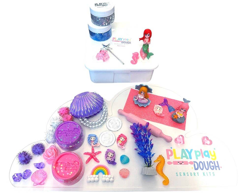 Play Play Dough - Wholesale Putty/Slime - Kids - Mermaid  sensory kits, playdoh party favors dough sensory kit1