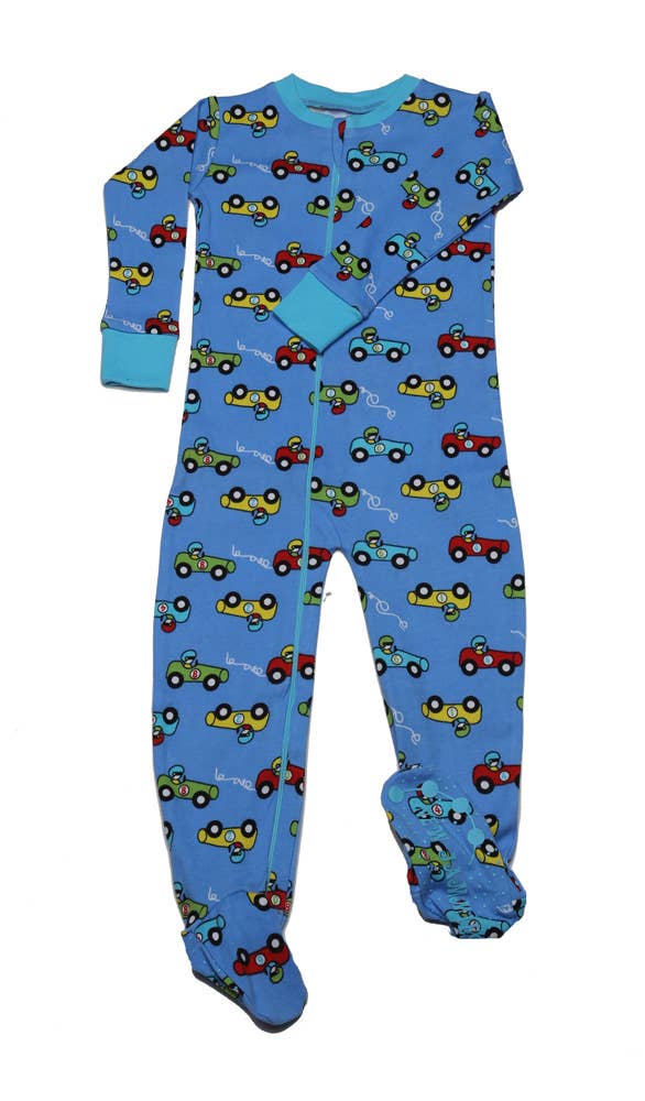 New Jammies - Wholesale Jumpsuit - Baby - Racing Cars Toddler Footie0