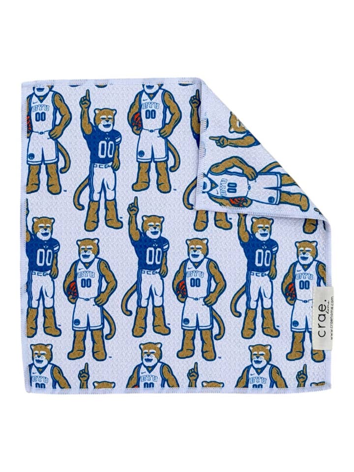 Cougar Tail: Doppelseitiges Waschtuch für den Großhandel von Crae.Home