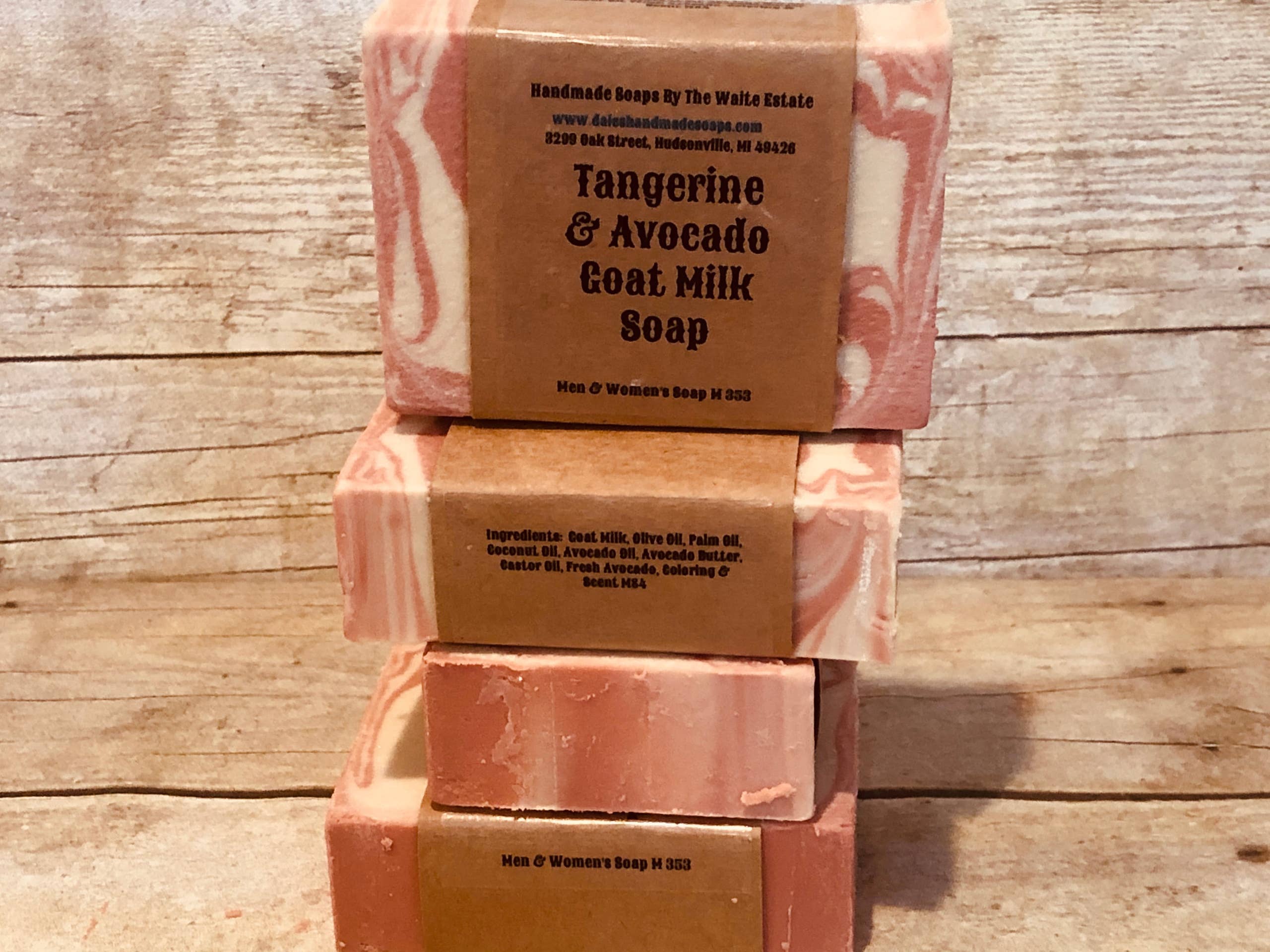 Dales Handmade Soaps & More - Wholesale Bar Soap - Tangerine & Avocado Goat Milk Soap3