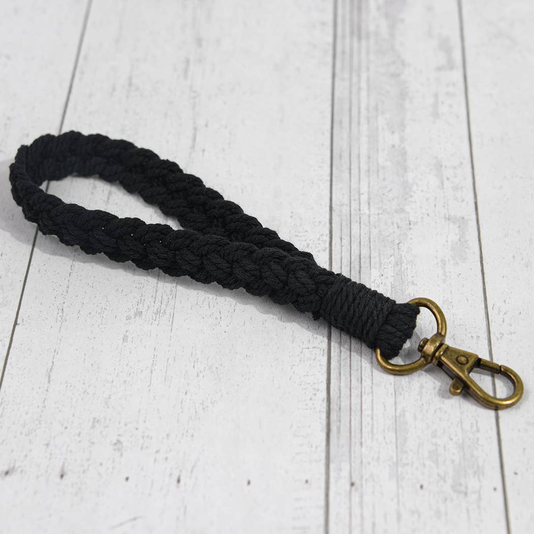 SoapElenGlen - Wholesale Keychain - Women's - Boho Macrame Keychain, Braided Macrame Wristlet1