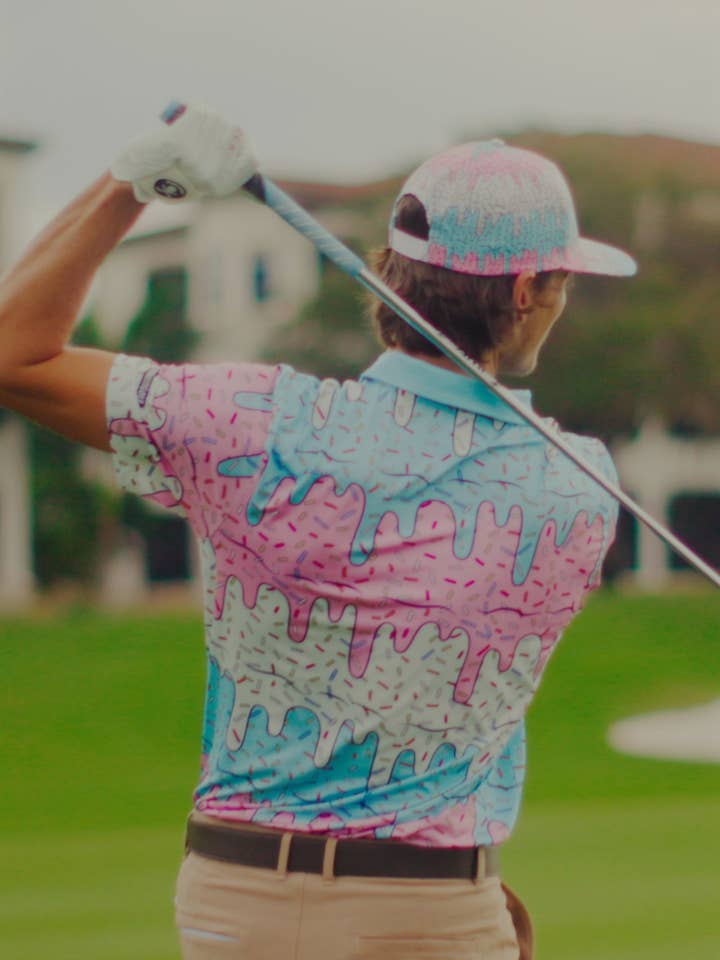 Shank It Golf – wholesale Polo – Men’s – Ice Cream Drip Polo4