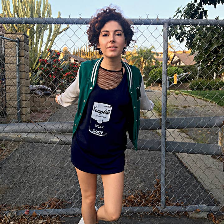 Vegan Club - Wholesale Screen Printed T-Shirt - Women's - Campbell's Vegan Soup T-shirt1