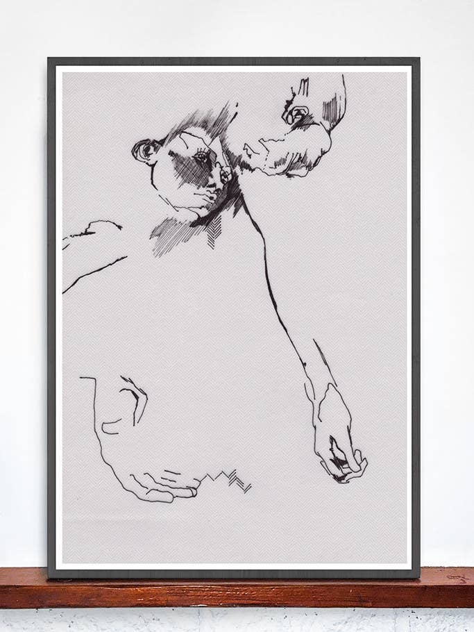 The Total's Drawing Print voor wholesale door The Underdog Print Shop