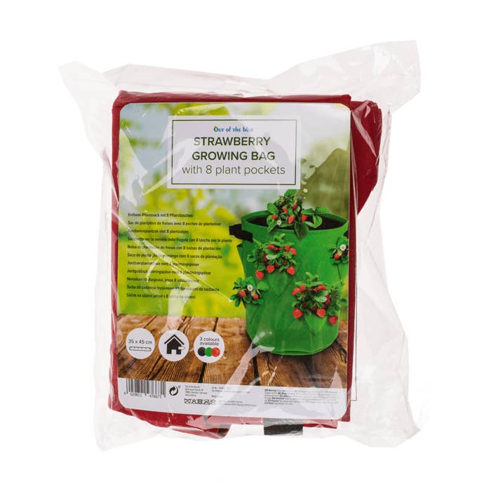 Out of the blue KG - Wholesale Plant Pot - Strawberry Growing bag, with 8 plant pockets,1