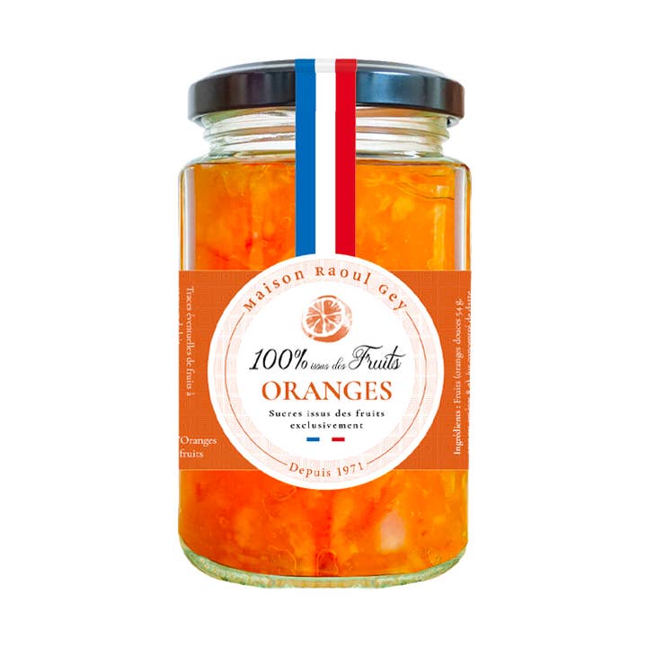 Maison RGEY - Wholesale Jam/Jelly - 100% Fruit Orange 270 g - Maison Raoul Gey - 07250