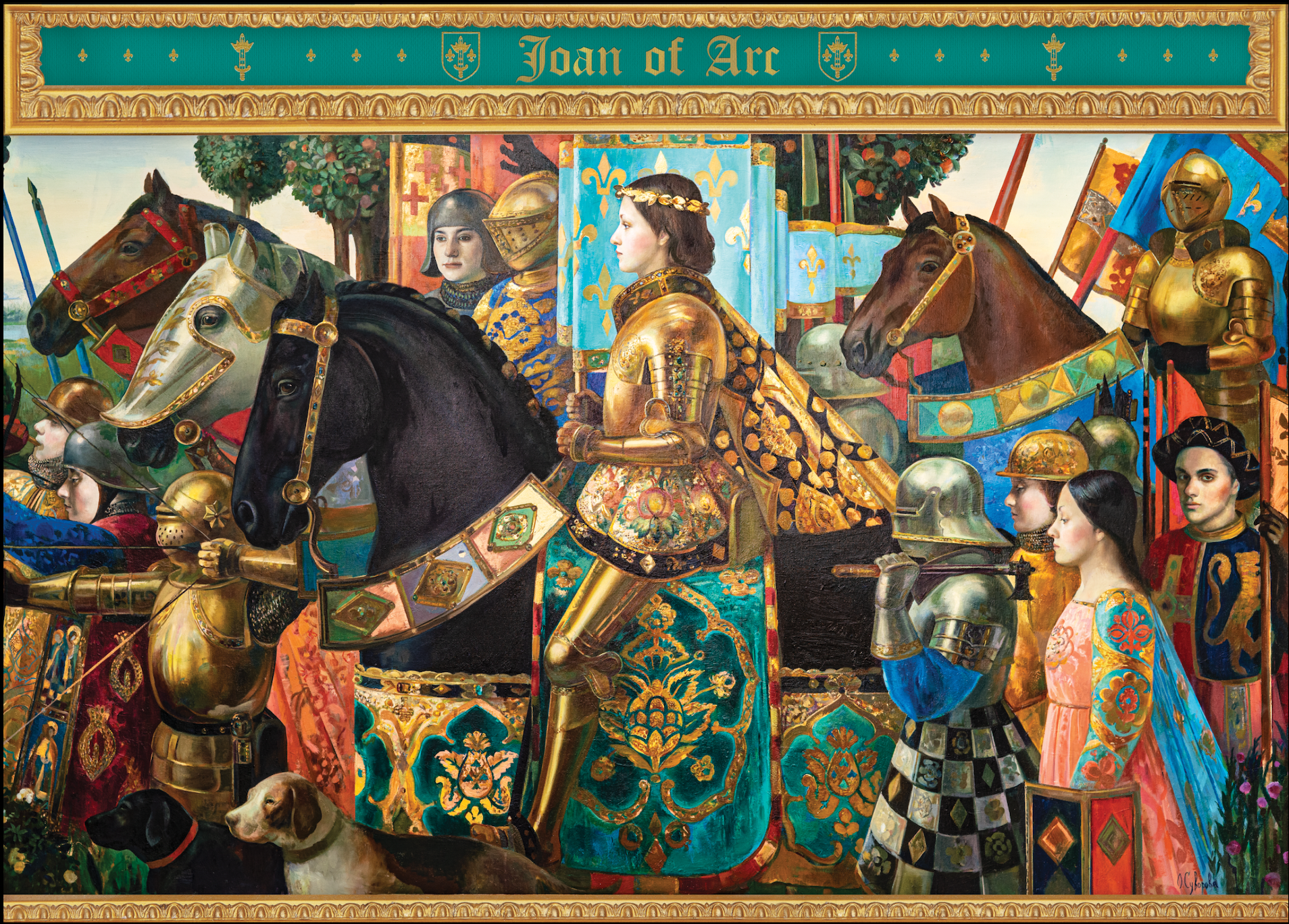 Art & Fable Puzzle Company, LLC – wholesale Puzzle – Adult – Joan of Arc; 1000-pc Velvet-Touch Jigsaw Puzzle1