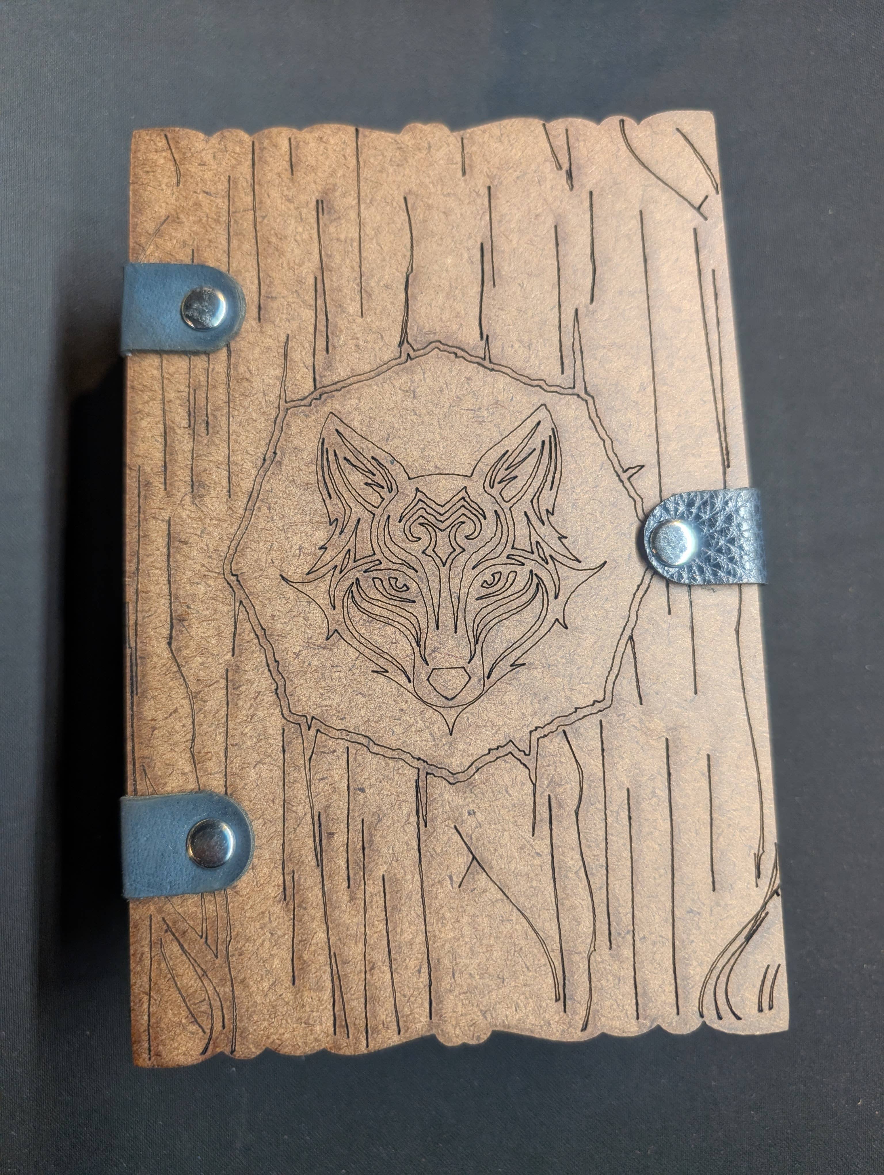 The Nerdy Wolf - Wholesale Journal/Diary - Journal Kit with Glass Dip Pen, Ink, and Wood Gift Box14