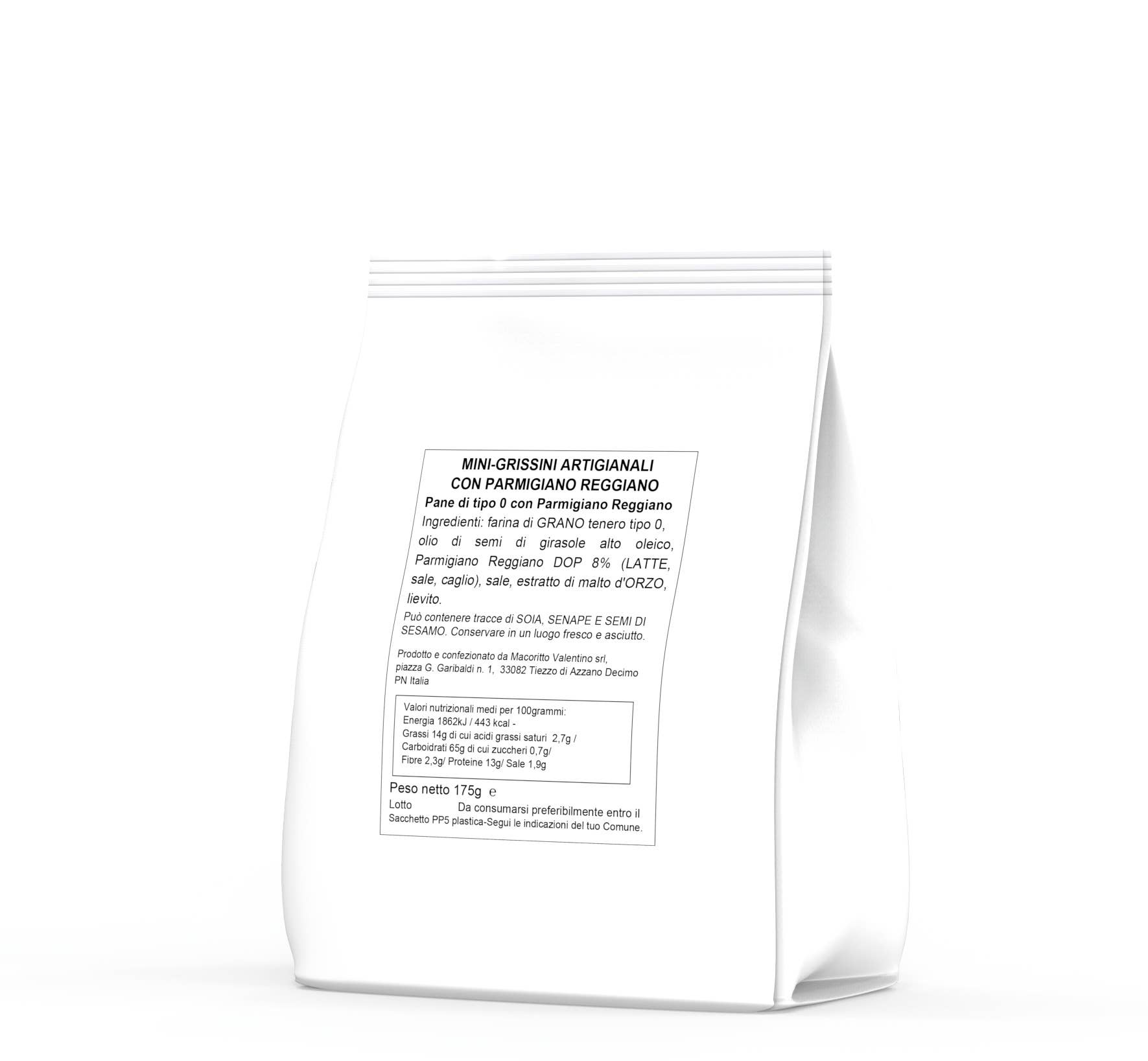 I MACORITTI - Wholesale Crackers - Mini Grissini I Macoritti with Parmigiano Reggiano PDO1