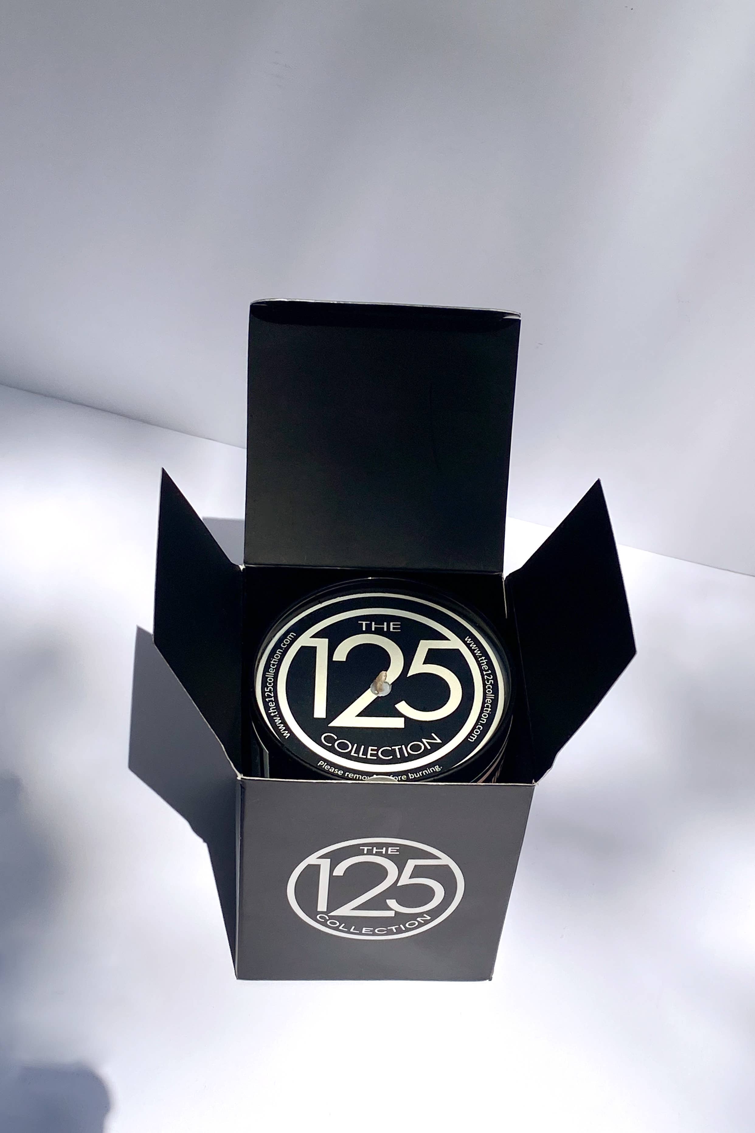 The 125 Collection - Wholesale Jar/Filled Candle - Black Girl Magic: 12 oz Matte Black Glass Soy Candle1