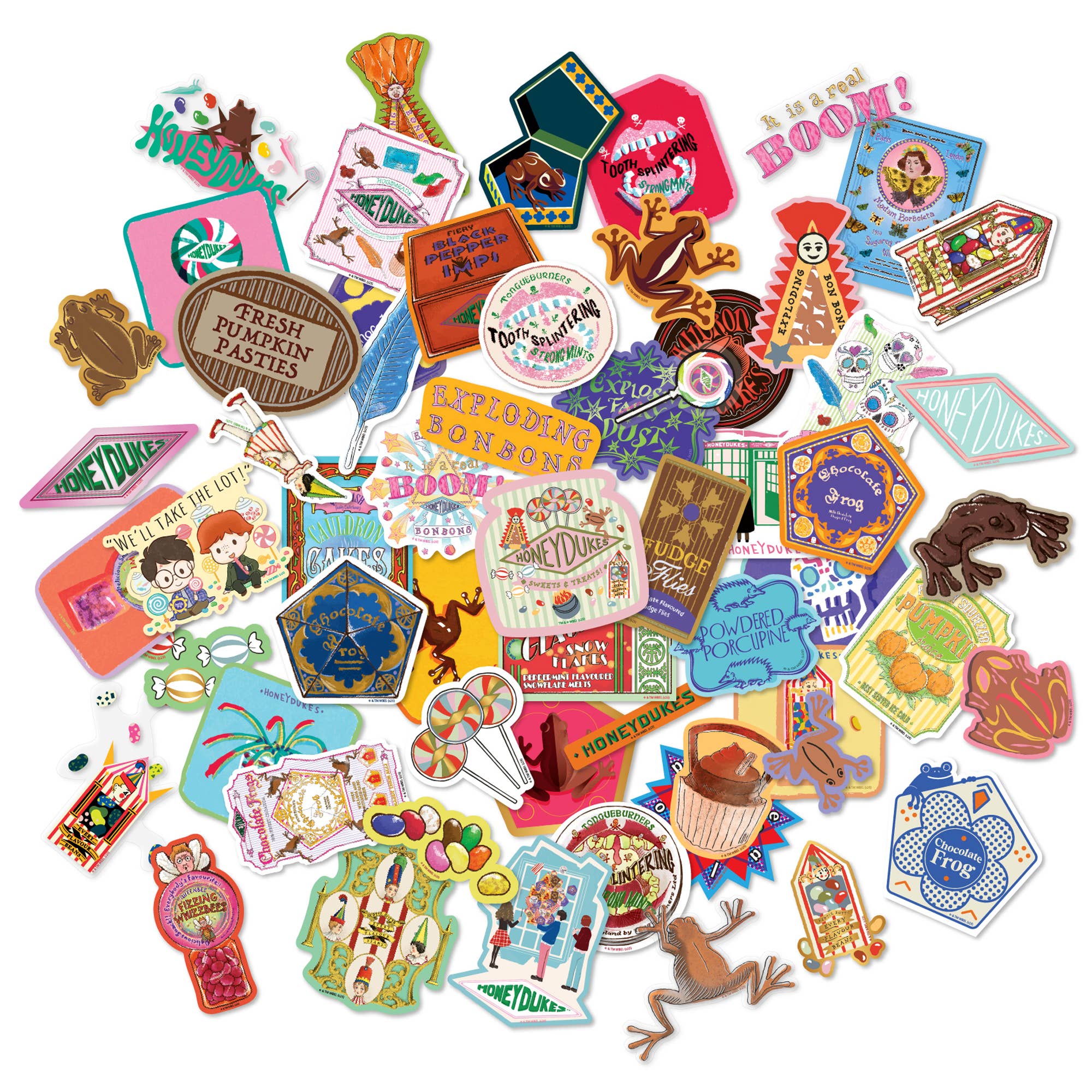 Conquest Journals - Wholesale Sticker - Harry Potter Honeydukes Decals (60-Pack)2