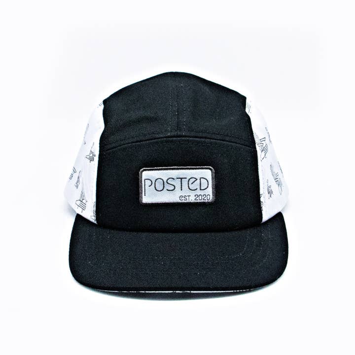 Chapéu juvenil clássico de cinco painéis por atacado de Posted