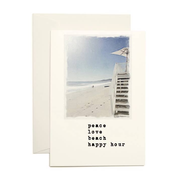 Frieden Liebe Strand Happy Hour für den Großhandel von Paperlove Boutique