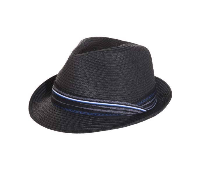 Toucan Hat Company/ Carole Amper - Wholesale Fedora - Women's - Stripe Band Fedora2
