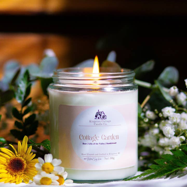 Kingston Cottage Candle Co. - Wholesale Jar/Filled Candle - Cottage Garden Candle