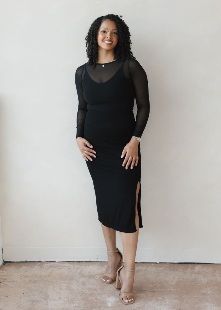 ELIETIAN - Wholesale Gebreide top - Dames - Doorschijnende top met lange mouwen38