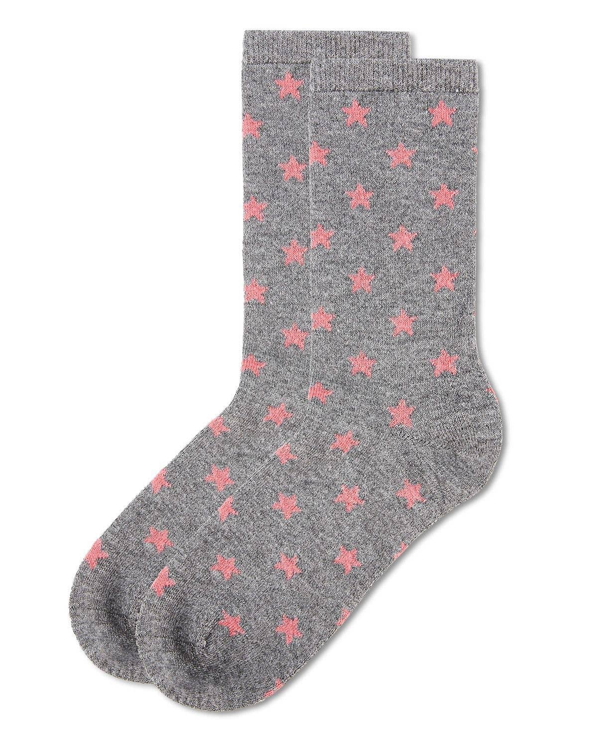 Infinity Classics International Inc. – Großhandel Socken – Damen – meMoI Damen Fallen Stars Cashmere-Mix Crew-Socken7
