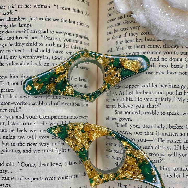 Holly Grove Book Holder and other Purchase Wholesale resin bookmarks. Free Returns & Net 60 Terms on Faire trending on Faire.