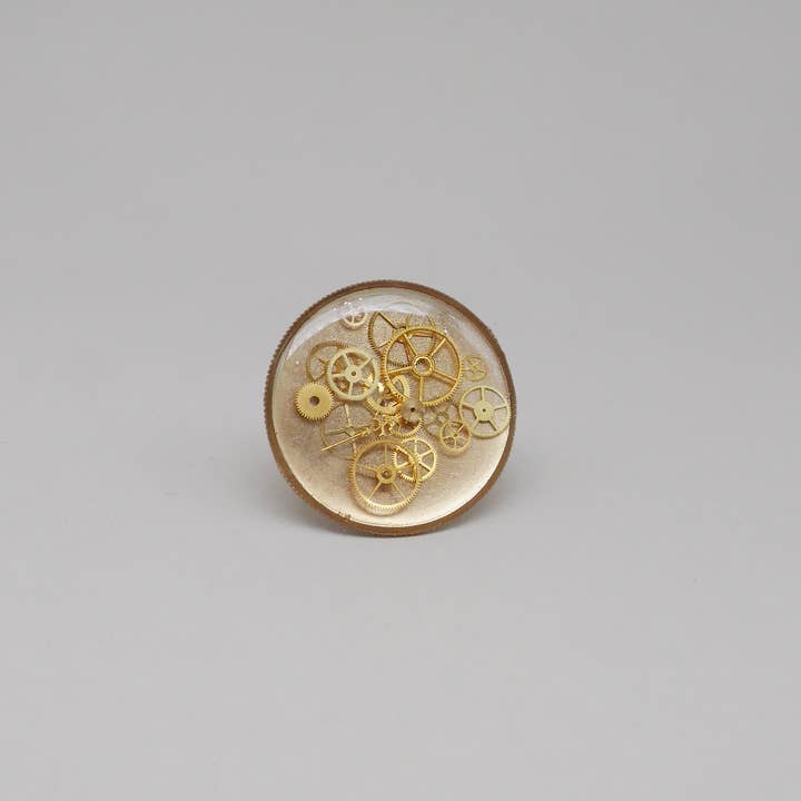 Cosmos L ring for wholesale by MKABRICKS - Muriel Plaud